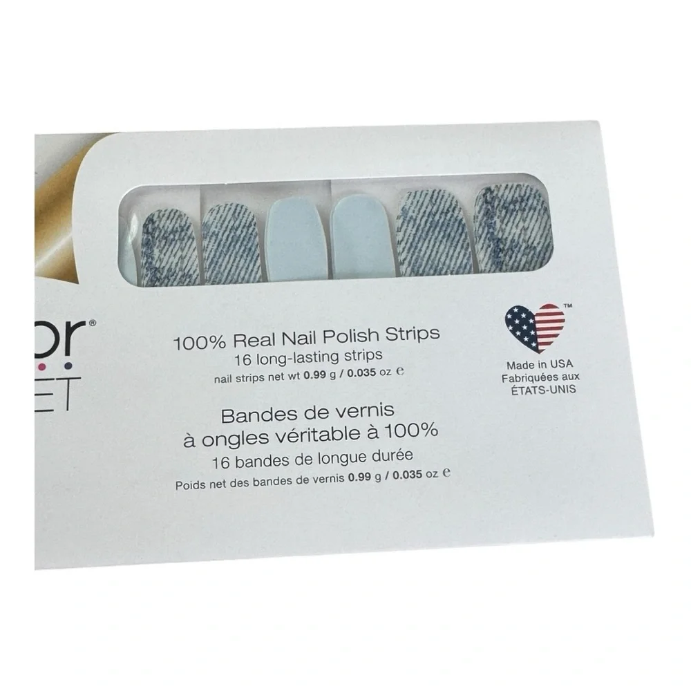 Color Street Blue Jean Baby Nail Strips